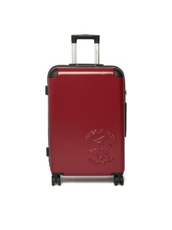 Beverly Hills Polo Club Walizka średnia CEO-BHPC-M-010-09-RED Czerwony