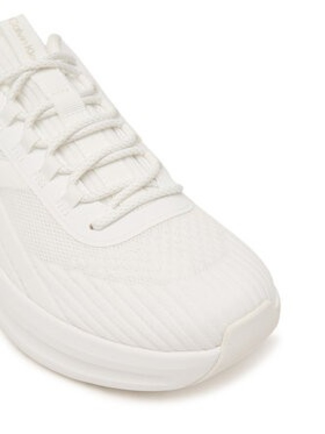 Calvin Klein Sneakersy Andrea - Chunky Ck Stripe Runner Trainers HM0HM02158 Biały