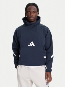 adidas Bluza Z.N.E. JW4729 Granatowy Loose Fit