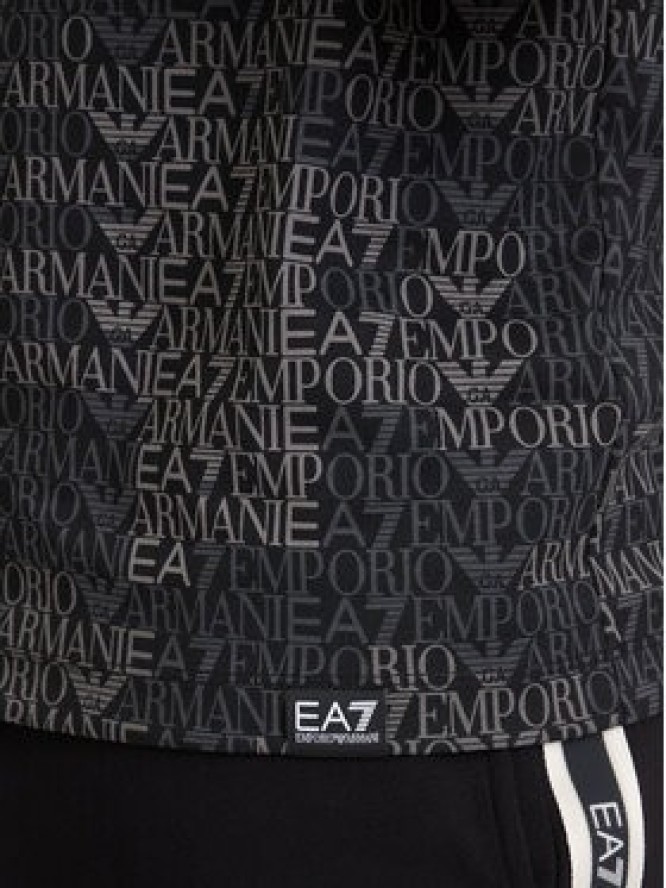 EA7 Emporio Armani T-Shirt 7M002819 AF12874 FC099 Czarny Regular Fit