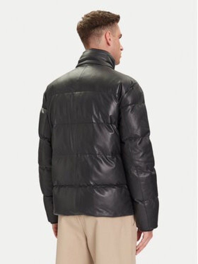 JOOP! Kurtka skórzana 17 Loman 80000852 Czarny Regular Fit