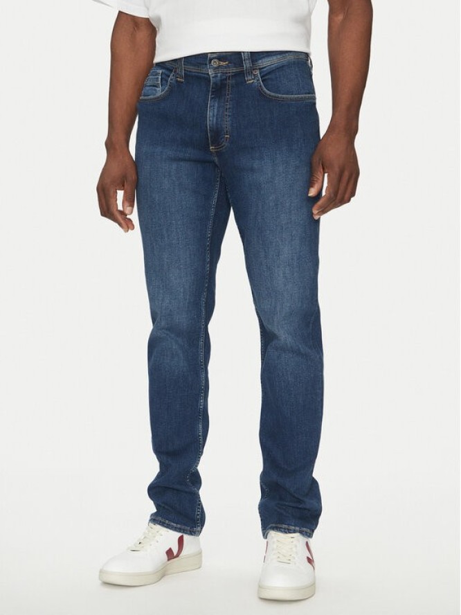 Mustang Jeansy Washington 1013976 Granatowy Regular Fit
