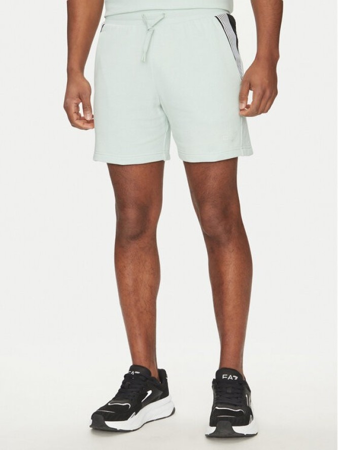 EA7 Emporio Armani Szorty materiałowe 7M000269 AF12451 U9060 Niebieski Regular Fit