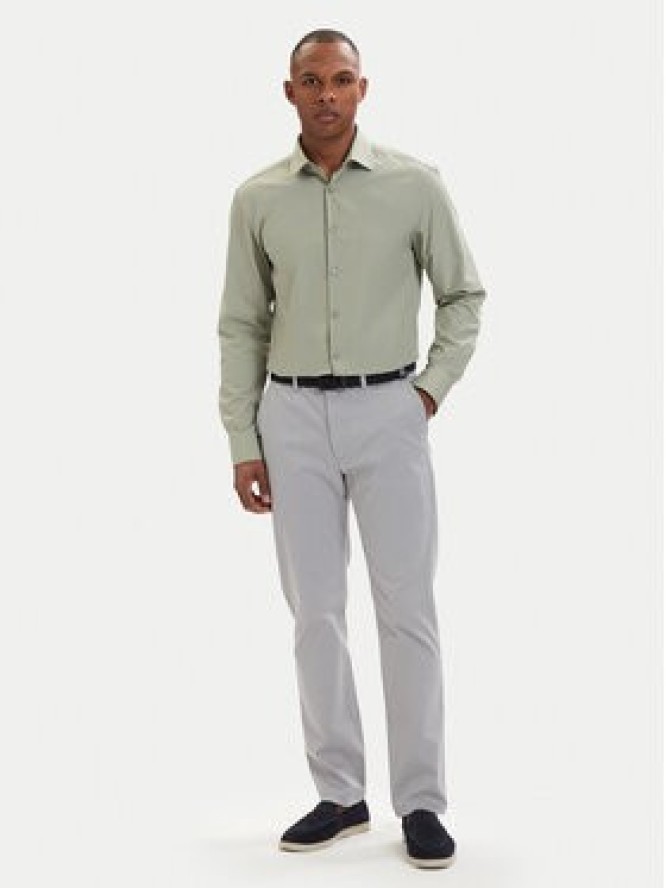 HUGO Koszula Kenno 50289499 Zielony jasny Slim Fit