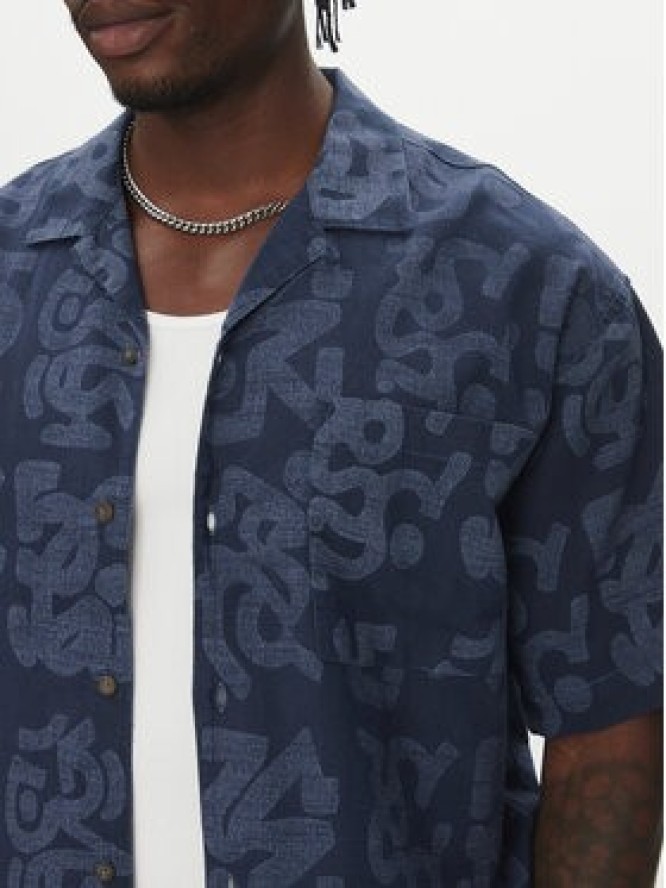 Element Koszula Thalweg ELYWT00176 Granatowy Regular Fit