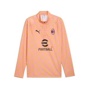 Męska bluza przedmeczowa z zamkiem 1/4 AC Milan PUMA