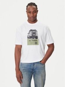 BOSS T-Shirt Te_Wagon 50546958 Biały Relaxed Fit