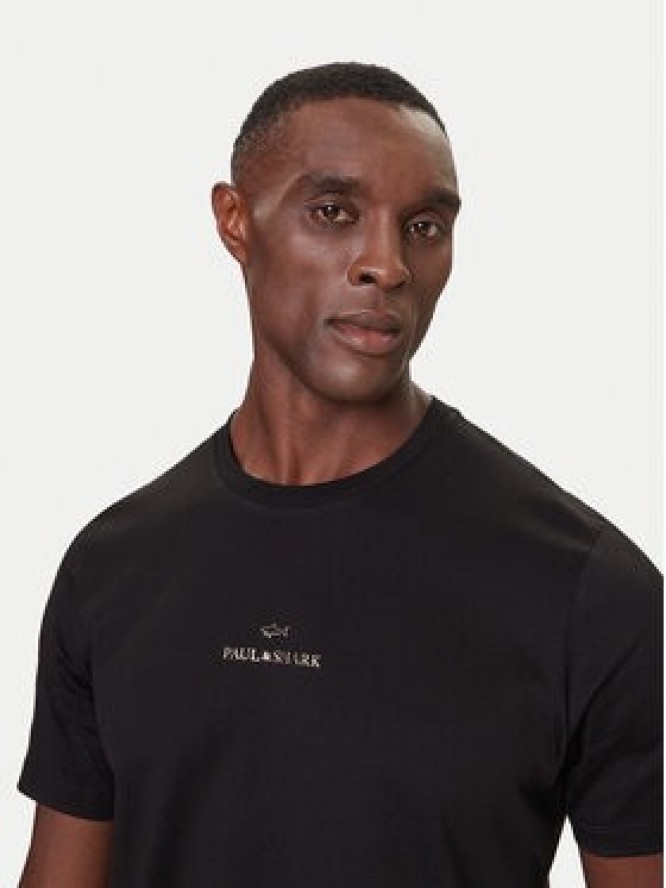 Paul&Shark T-Shirt 99311008 Czarny Regular Fit