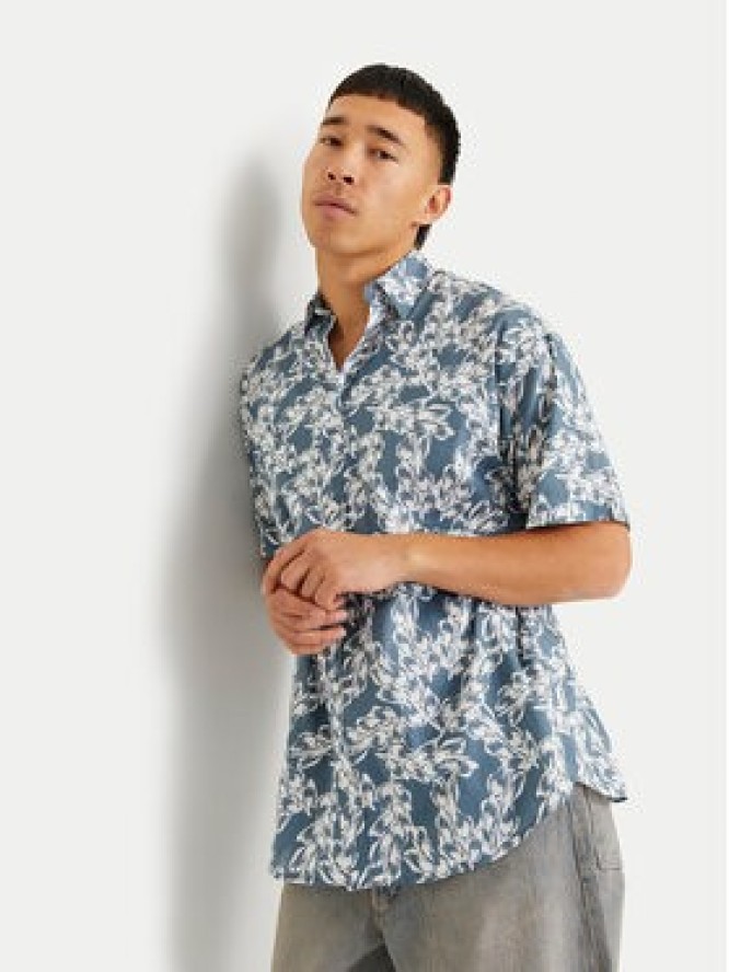 Jack & Jones Koszula Joshua 12271089 Niebieski Wide Fit