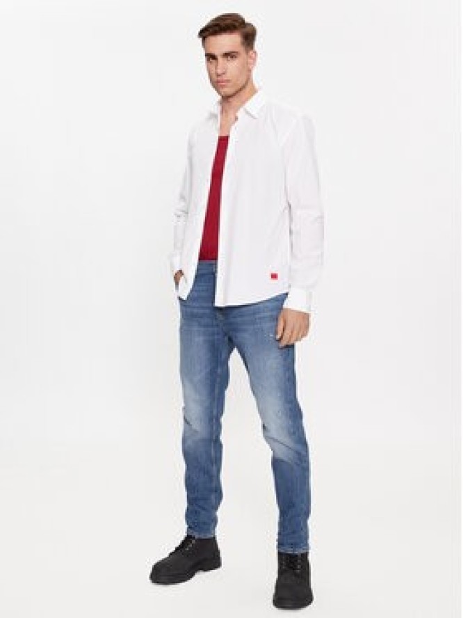 Hugo Koszula Ermo 50500216 Biały Slim Fit