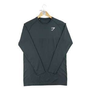 Second life - T-shirt męski Gymshark na siłownię czarny - Jak nowy