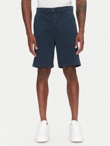 Pepe Jeans Szorty materiałowe PM801181 Granatowy Regular Fit