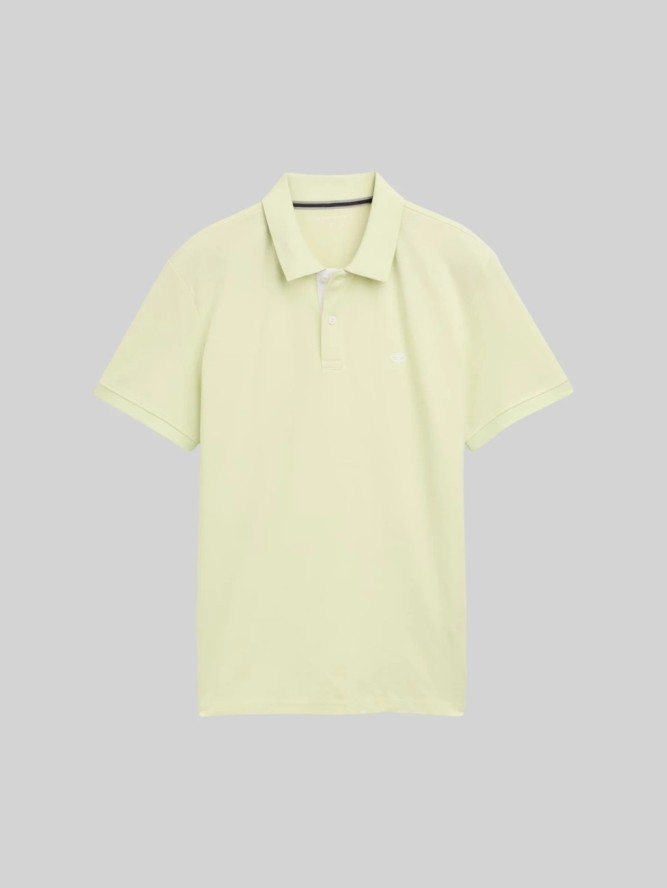 Męska Koszulka Polo Tom Tailor Basic Polo Lime Cream Green 1031006 29078