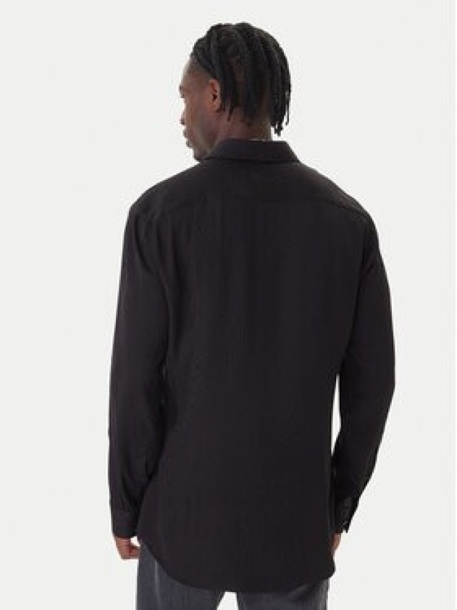 HUGO Koszula Kenno 50550513 Czarny Slim Fit