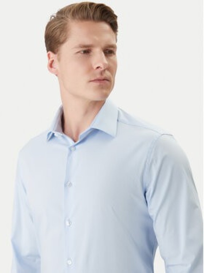 Calvin Klein Koszula LV019EU001 Błękitny Slim Fit