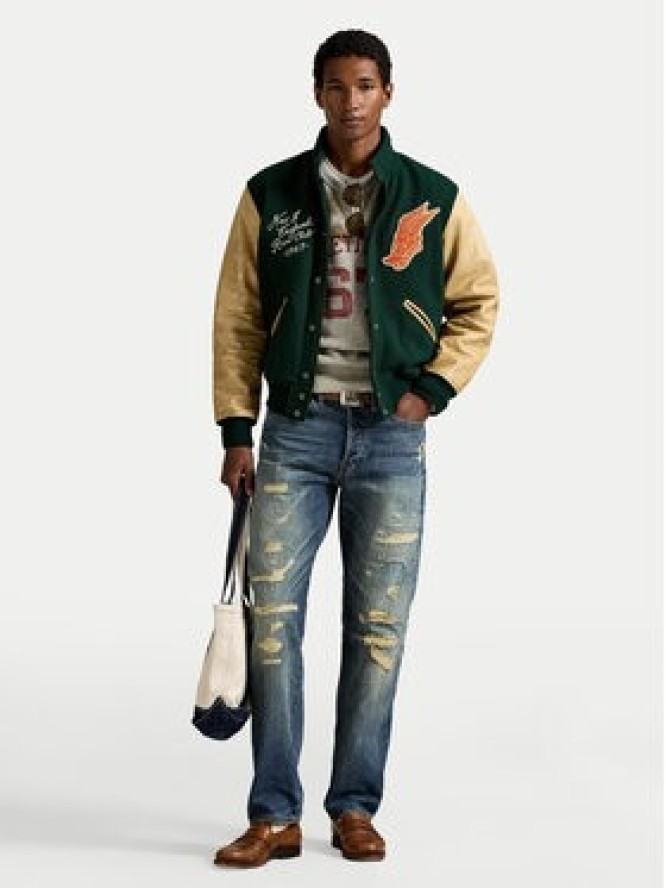 Polo Ralph Lauren Kurtka bomber 710977858001 Zielony Regular Fit