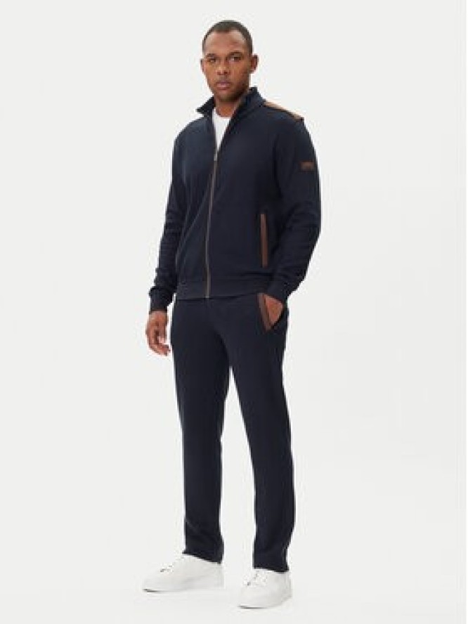 Bugatti Spodnie dresowe 8200-85050D Granatowy Regular Fit