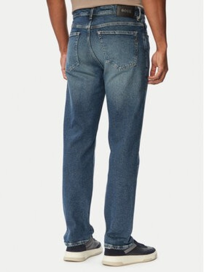 BOSS Jeansy Ogden 50569039 Granatowy Straight Fit