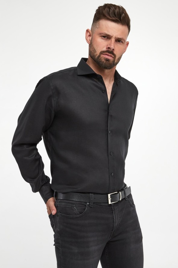 Koszula męska lniana KARL LAGERFELD