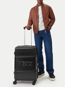 MEXX Walizka średnia CEO-MEXX-039-M-BLACK Czarny