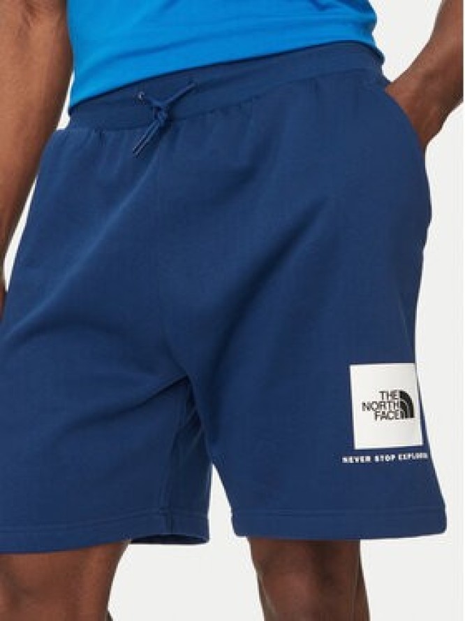 The North Face Szorty sportowe Nse Box NF0A8C1J Niebieski Regular Fit