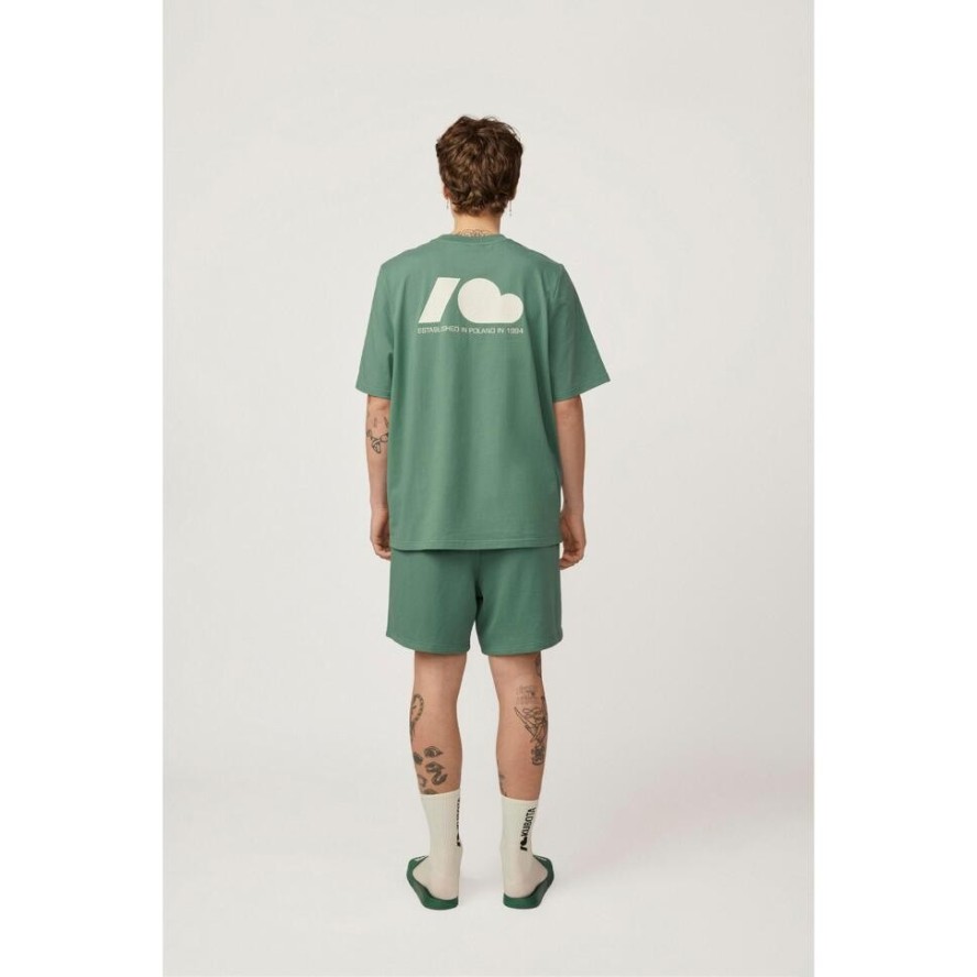 T-shirt Kubota ciemnozielony męski