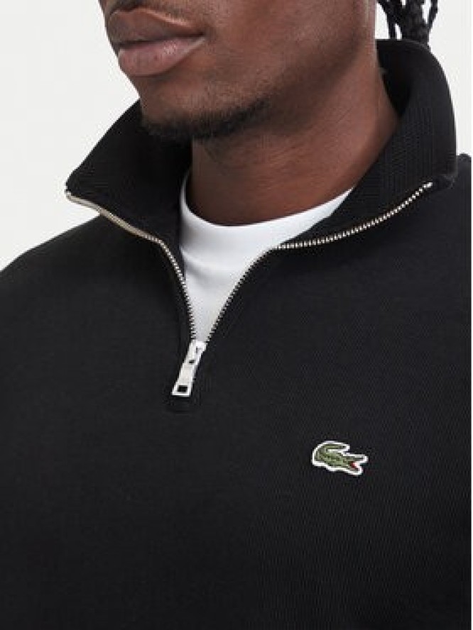 Lacoste Bluza SH1927 Czarny Classic Fit