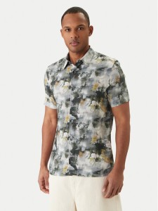 Guess Koszula M6GH65 W1916 Szary Regular Fit