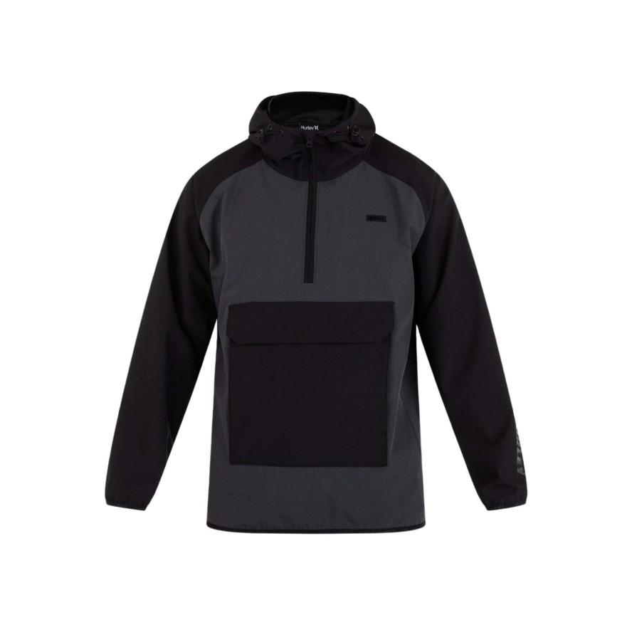 Bluza z kapturem Hurley Phantom+ Packable Anorak Ii