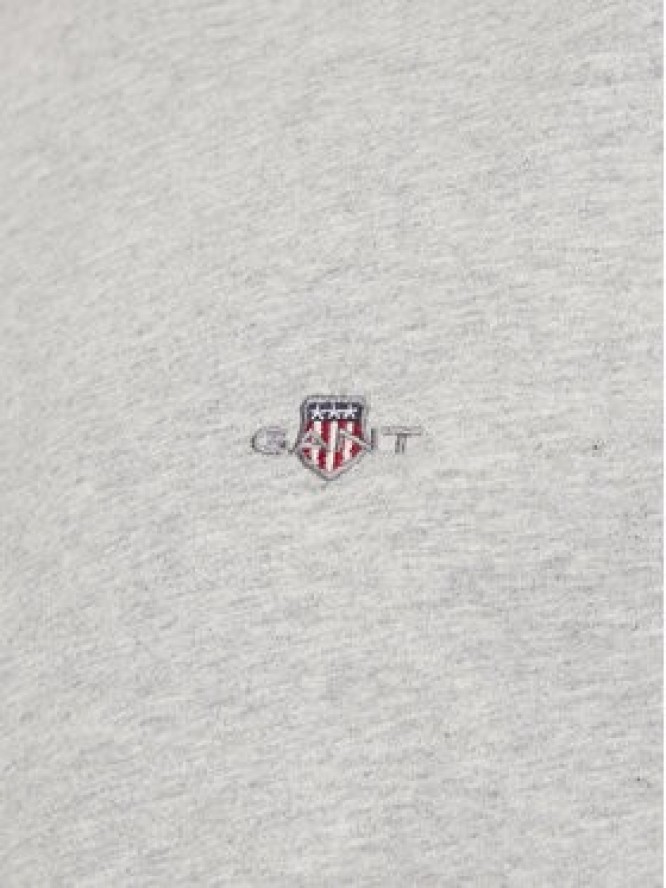 Gant T-Shirt Shield 2003185 Szary Slim Fit