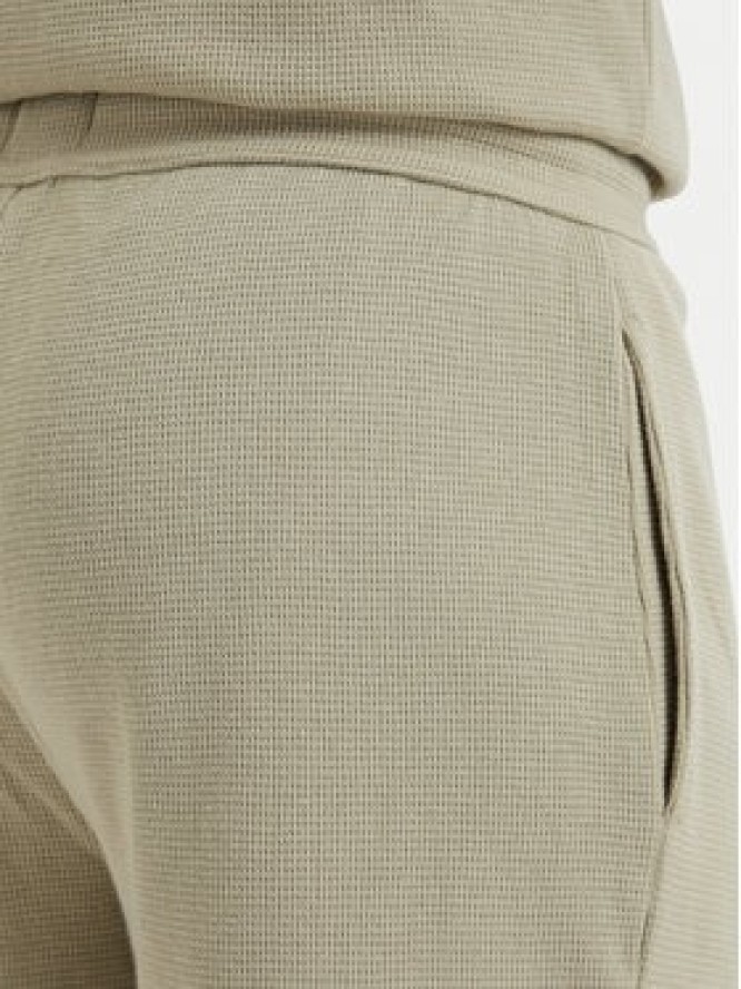 BOSS Szorty sportowe Waffle 50535884 Zielony jasny Regular Fit