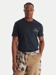 Quiksilver T-Shirt Light Waves SS EQYZT08175 Granatowy Comfort Fit