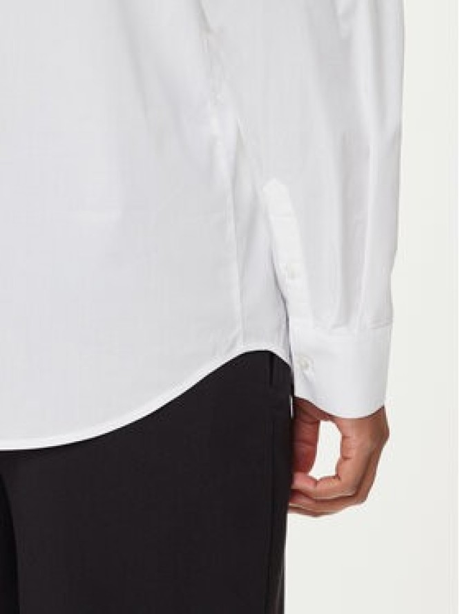 KARL LAGERFELD Koszula 605911 554671 Biały Slim Fit