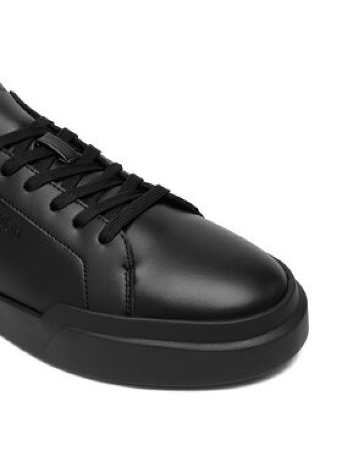 Calvin Klein Sneakersy Chunky Cupsole Laceup Lth Bt Aop HM0HM02070 Czarny