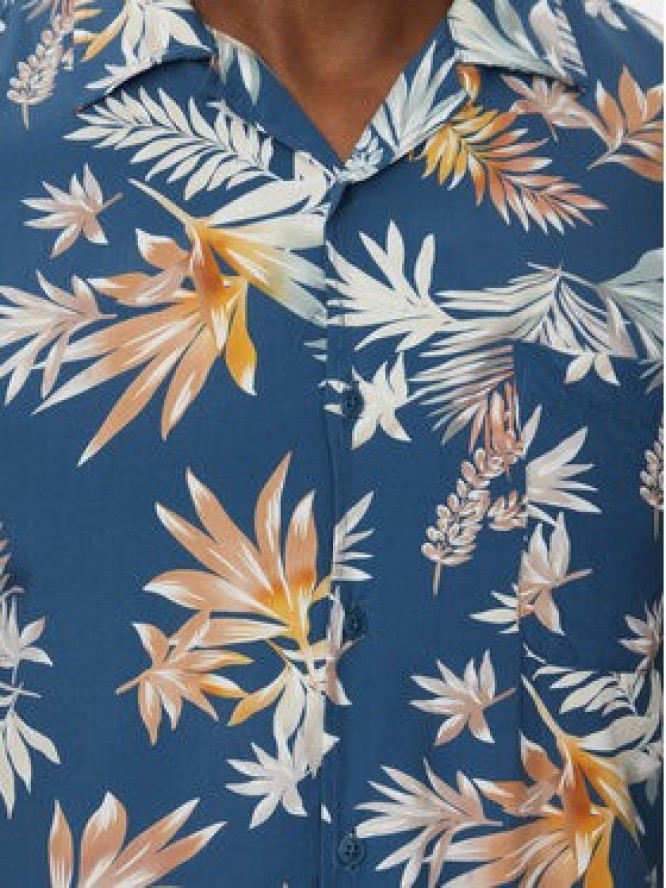 INDICODE Koszula Rammie 20-435 Granatowy Regular Fit