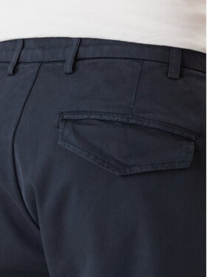 Aeronautica Militare Spodnie materiałowe 261PA1718UCT04331 Granatowy Regular Fit