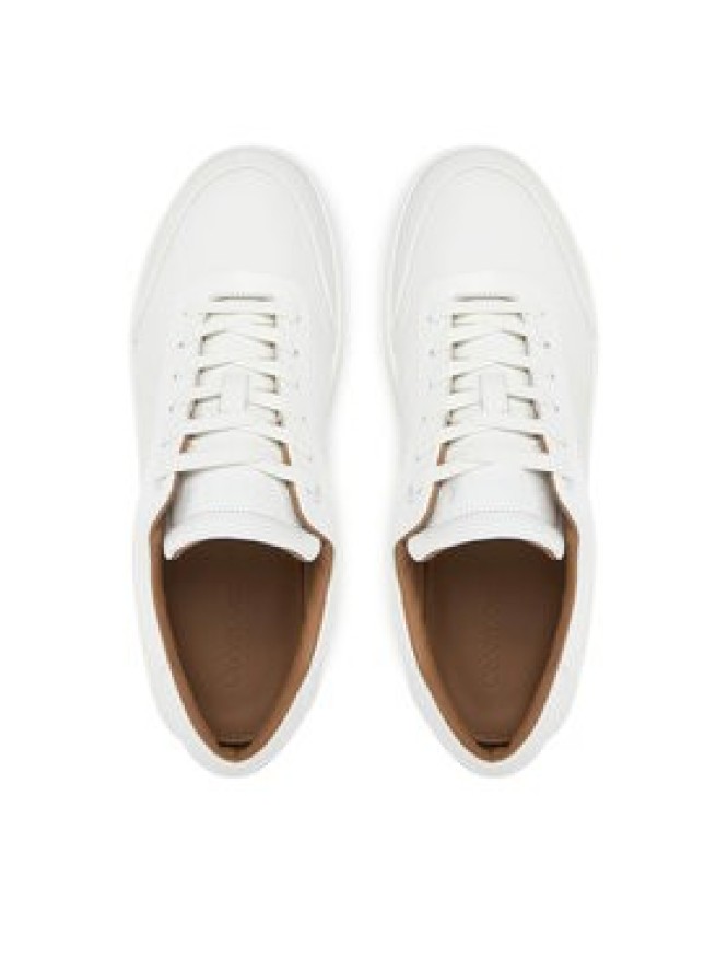 Calvin Klein Sneakersy Low Top Lace Up Oxford Rubb Lth HM0HM01708 Biały