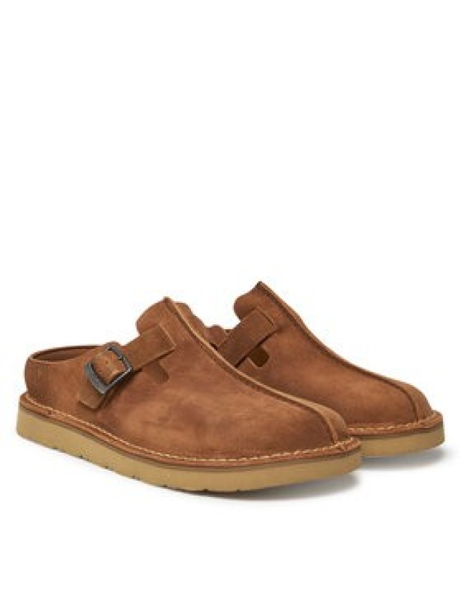 Clarks Klapki Solsbury 26180881 Brązowy