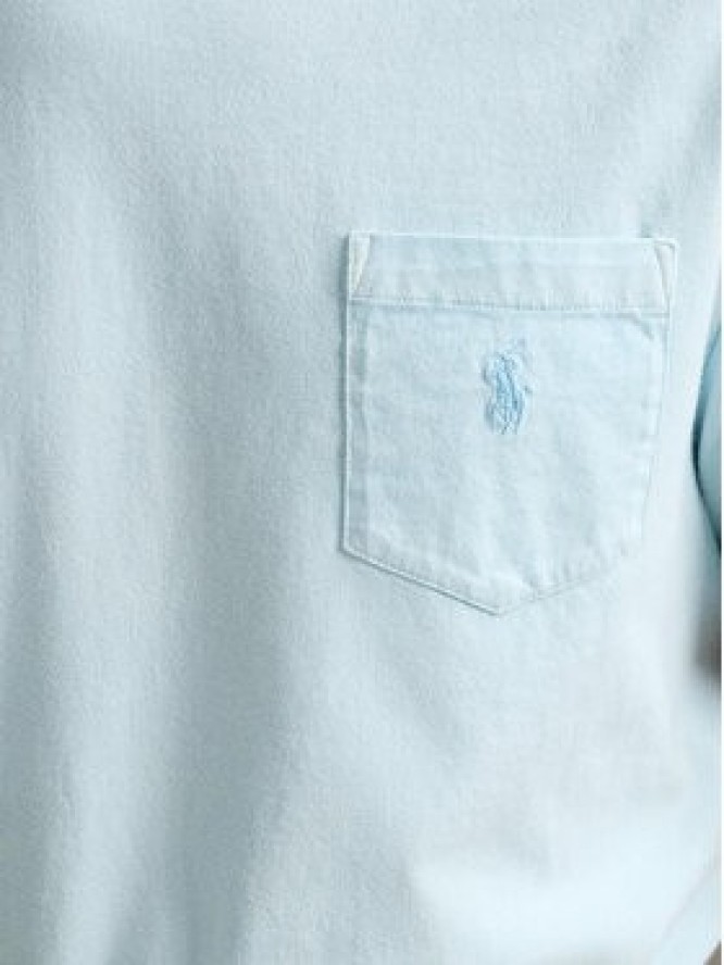 Polo Ralph Lauren T-Shirt 710969628002 Błękitny Custom Slim Fit