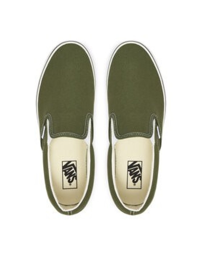 Vans Tenisówki Classic Slip-On VN000Z7AGRK1 Zielony