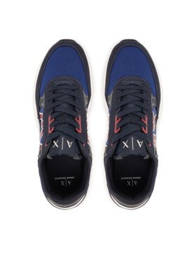 Armani Exchange Sneakersy XUX090 XV276 MZ253 Granatowy