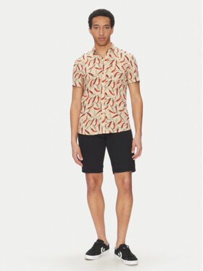 Blend Koszula 20718428 Beżowy Regular Fit