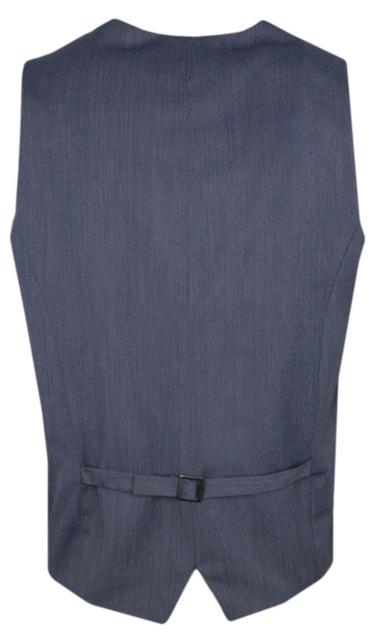 Elegancka Kamizelka Męska - Janimen - Granatowa - Slim