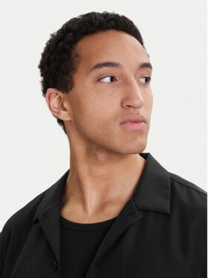 Calvin Klein Koszula LV04LF114G Czarny Relaxed Fit