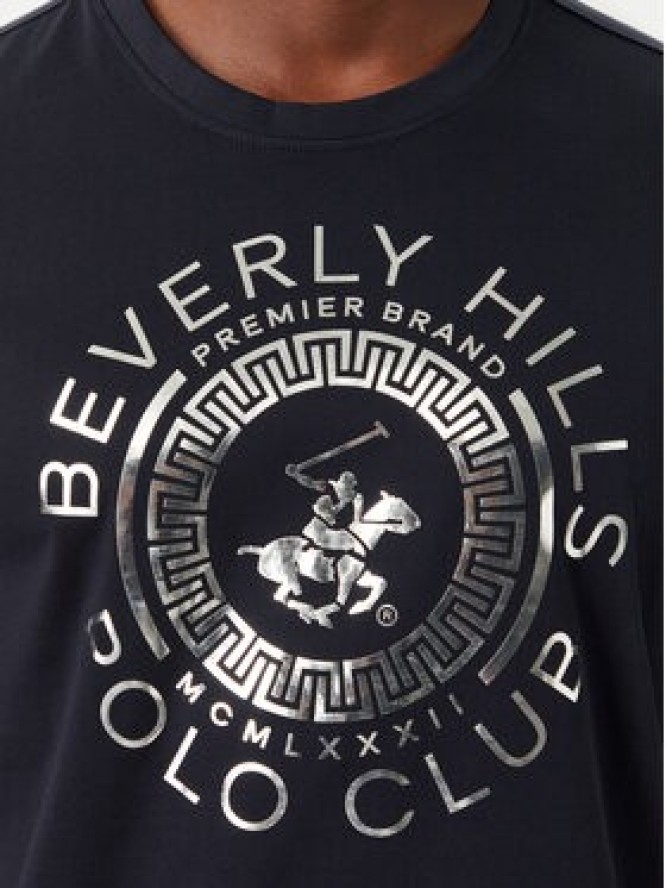 Beverly Hills Polo Club T-Shirt M1342 Granatowy Regular Fit