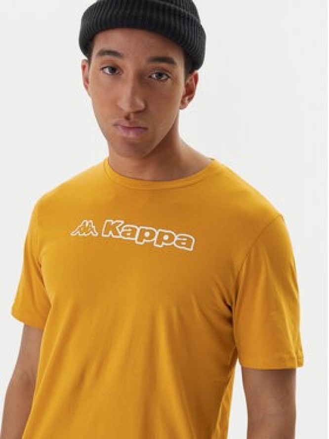 Kappa T-Shirt Feddu 311H7HW Żółty Regular Fit