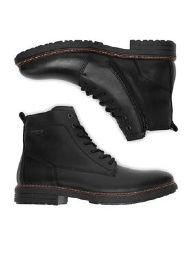 Rieker Trzewiki 33143-00 Czarny