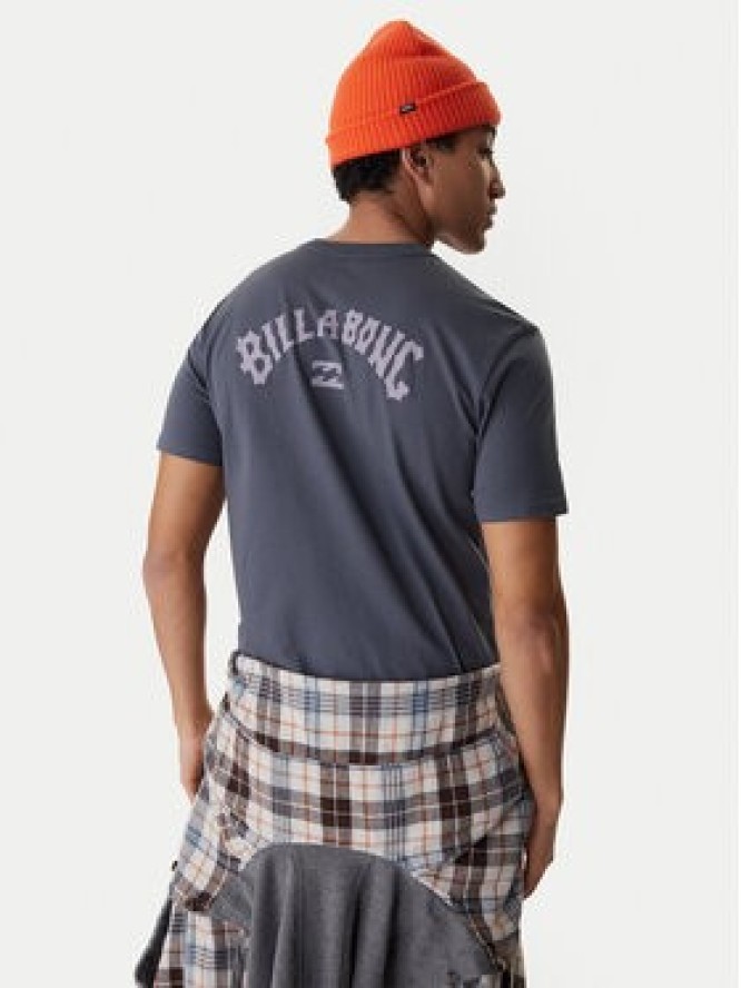 Billabong T-Shirt Arch Wave C1SS65BIP2 Szary Regular Fit
