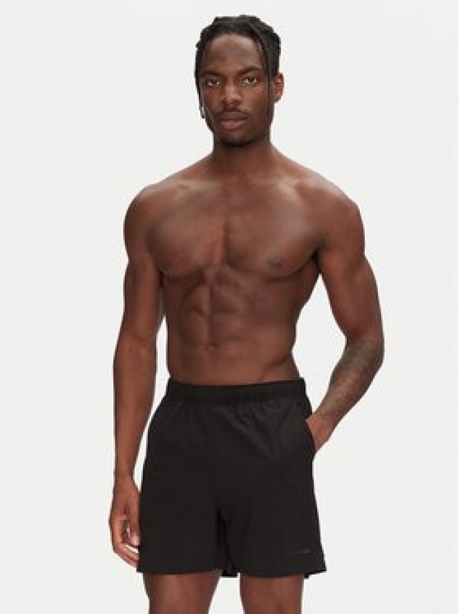 Calvin Klein Swimwear Szorty kąpielowe KM0KM01118 Czarny Regular Fit