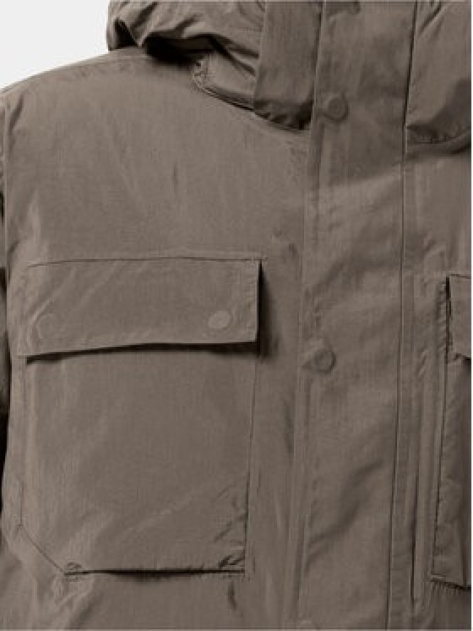Jack Wolfskin Kurtka zimowa Textor Utility Jkt 1116101 Brązowy Regular Fit